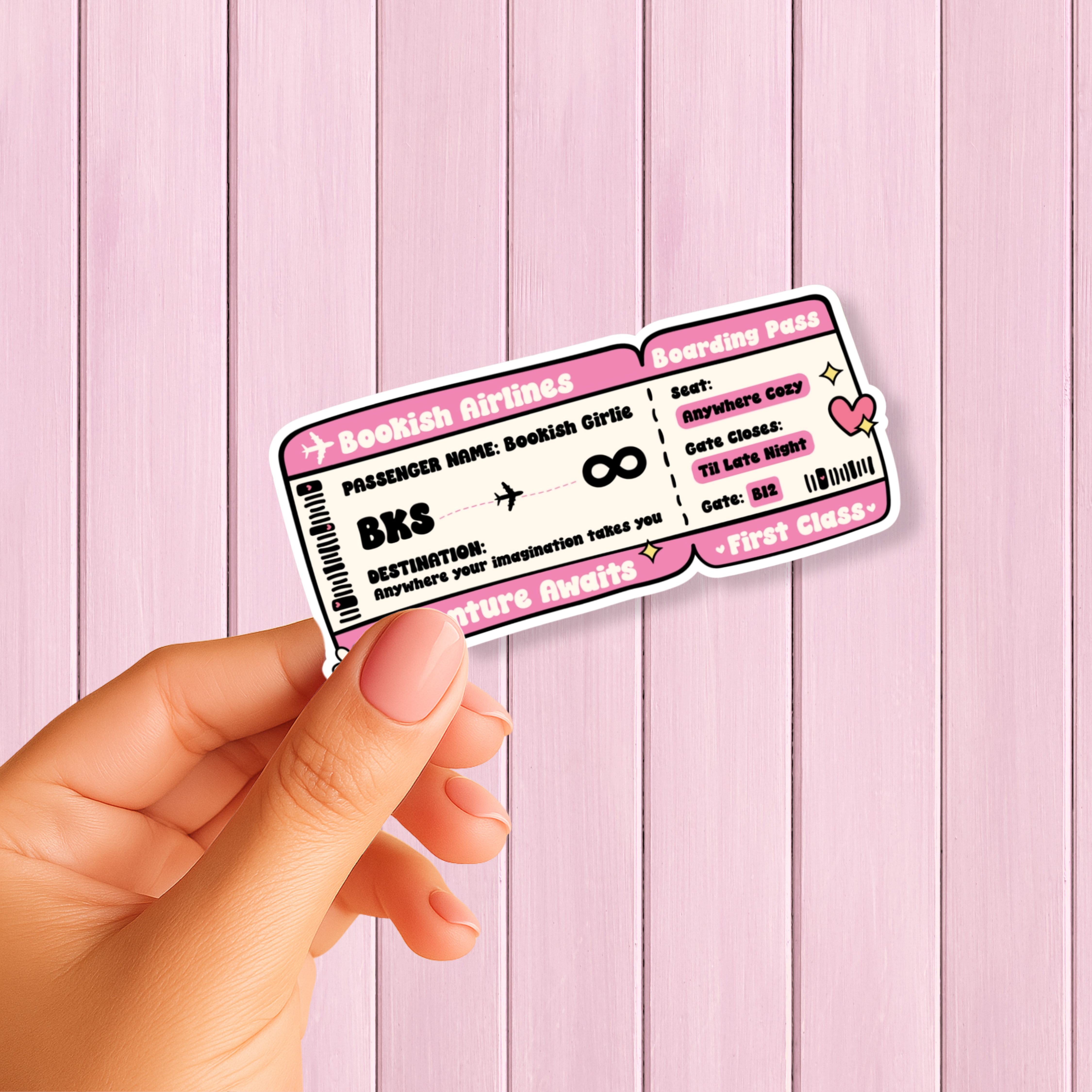 Bookish Boarding Pass