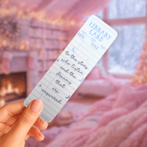 Carte de Bibliothèque Vintage