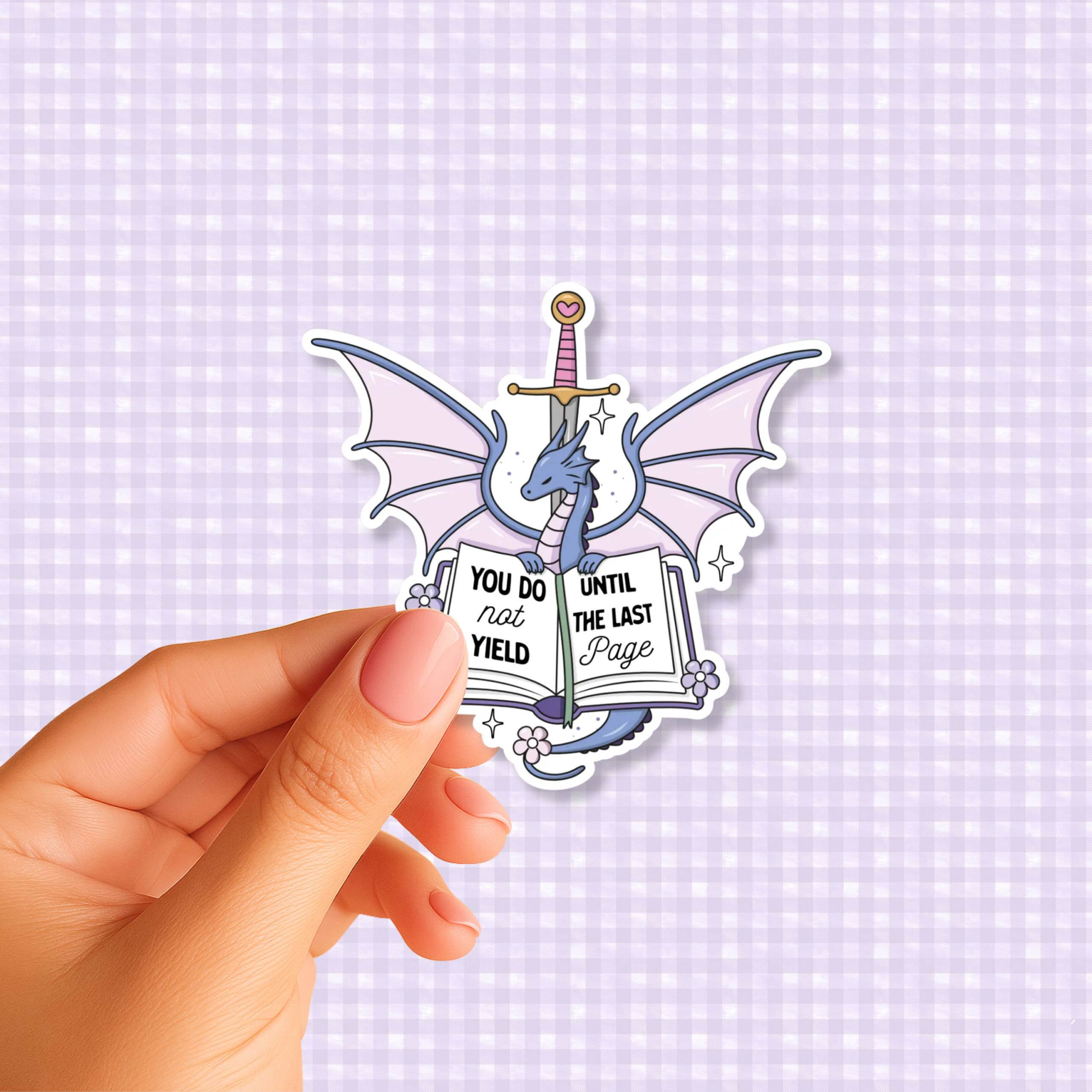 You don't give up until the last page