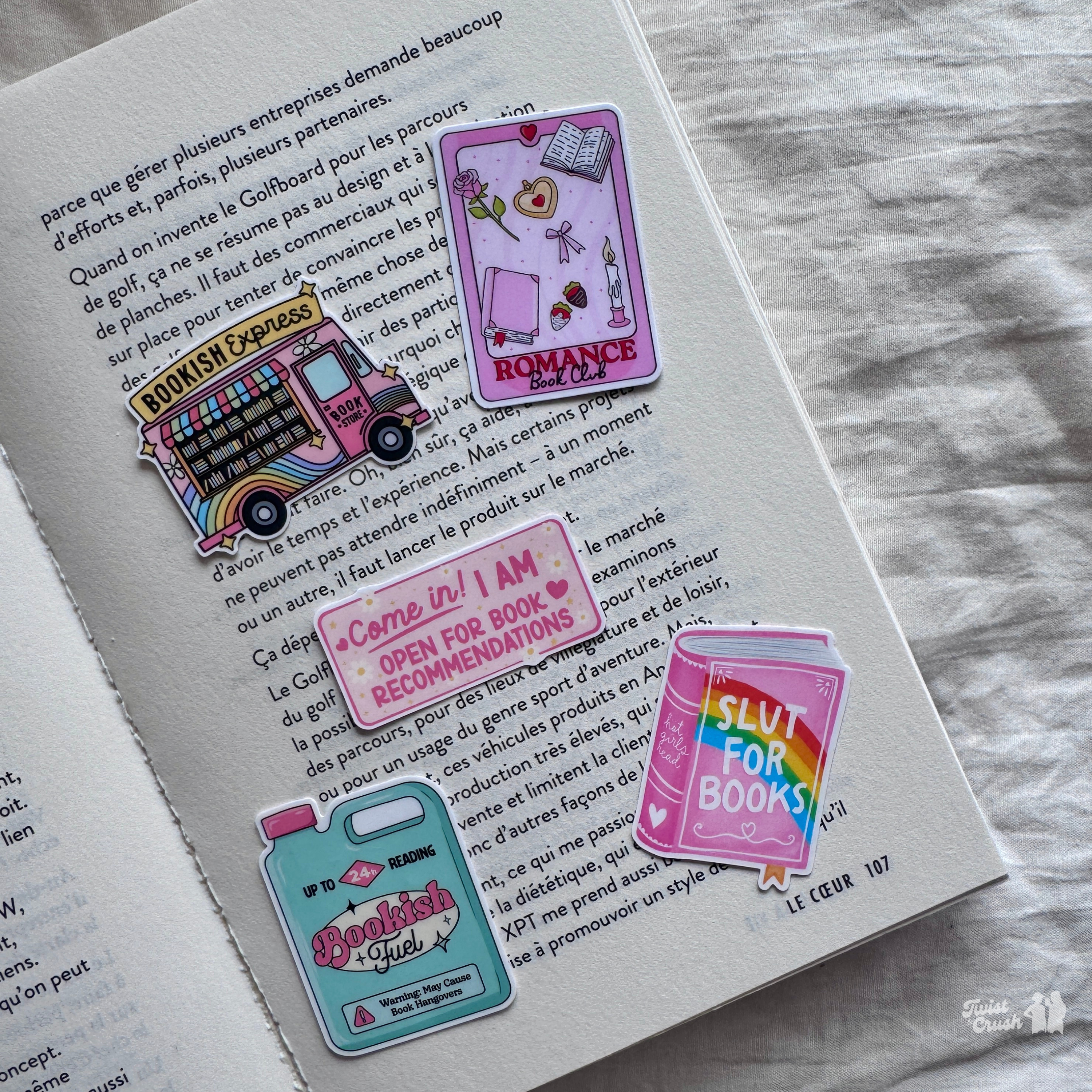 Pack Stickers Sweet Reader