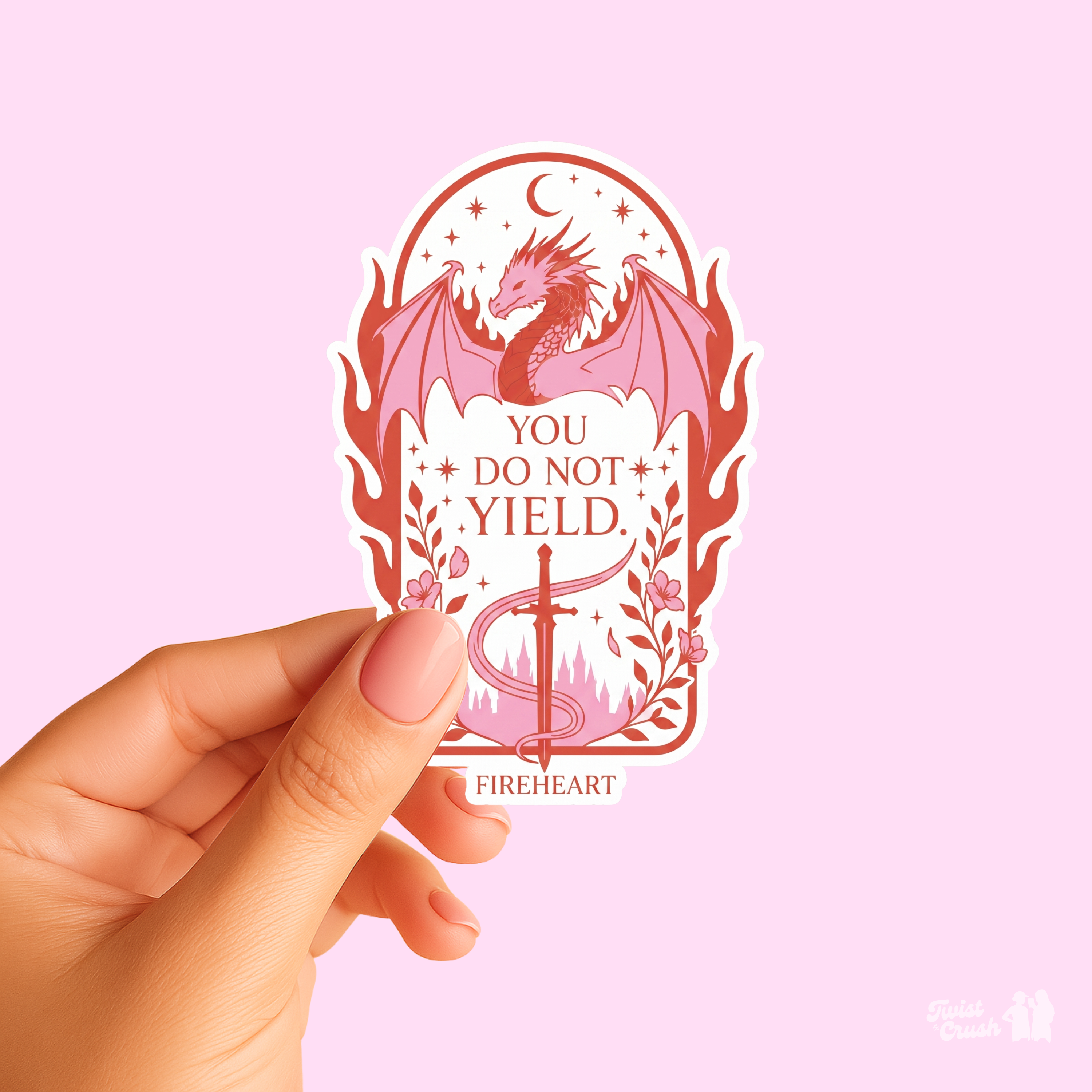 Red You do not yield Throne of Glass