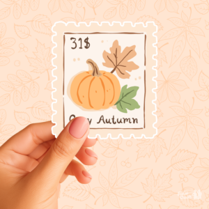 Cosy Autumn stamp