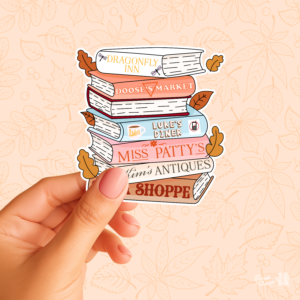 Piles of autumn books