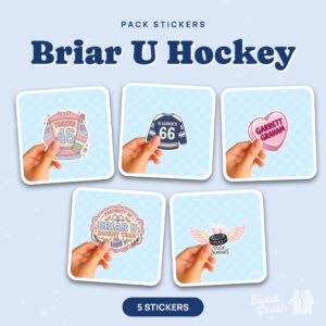 Pack de 5 stickers Briar U Hockey